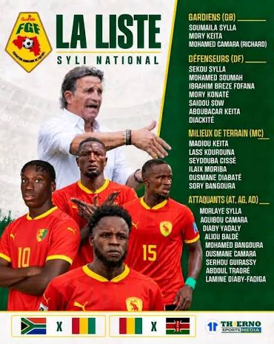 CAN 2027 : le Syli national se prépare pour les éliminatoires